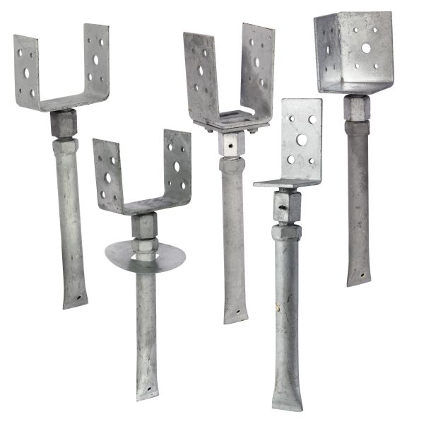 Stolpeholder Joma 6100201 justerbar, 10-pakning 48 mm U-gaffel