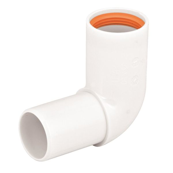 Bøjning Faluplast 2910342 90°, enkelt ærme 32 mm