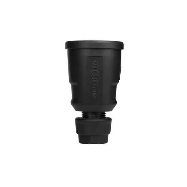 Skarvuttag ABL 2404422 SCHUKO, petskydd, lock, IP44 Blå