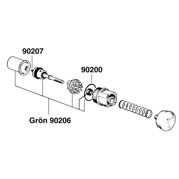 Reservedelssæt PRESTO WS 90206  