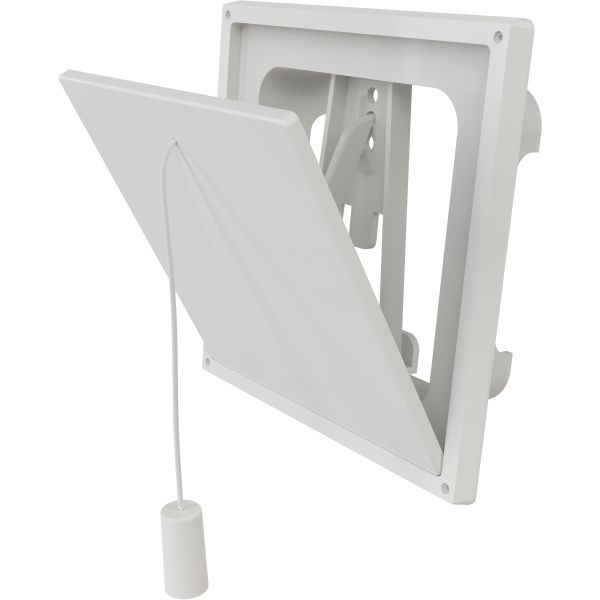 Klapventil Flexit 02024 hvid, plast 150 x 150 mm