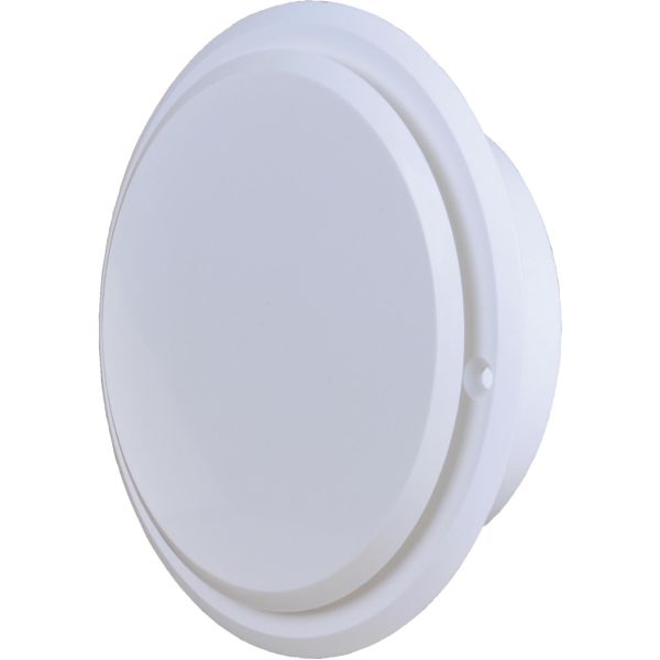 Lautasventtiili Flexit 02204 valkoinen, pyöreä, runko 152 mm