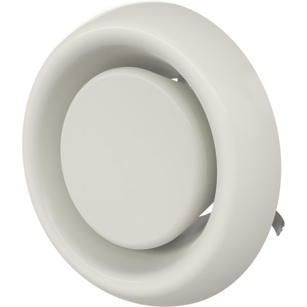 Udblæsningsventil Flexit 02705 hvid 125 mm