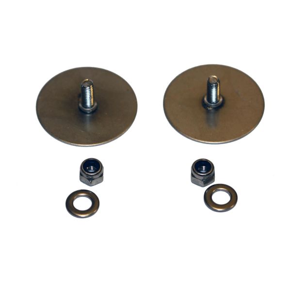Monteringsbakke Design4Bath TB0121 rund, 2-pak Ø 40 mm, M6 X 10 mm
