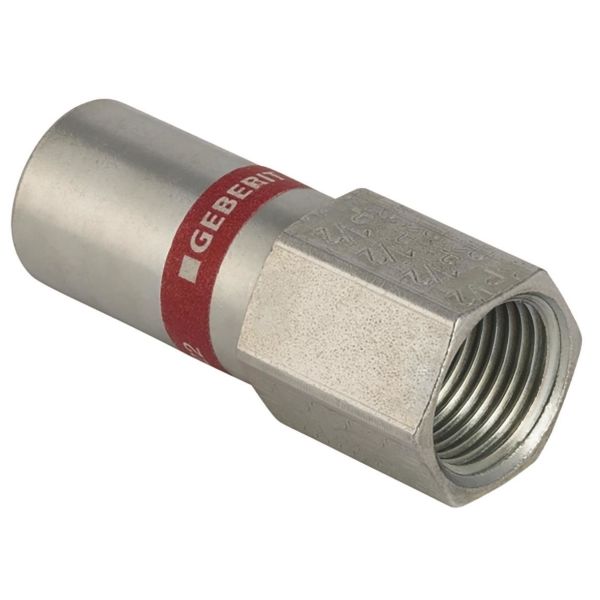 Overgangsnippel Geberit 1551038 innv. gjenge, slettende 22 x 15 mm