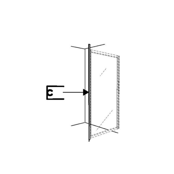 Gulv- og loftstøtter Ifö Solid SVGT N 2700 mm Aluminium