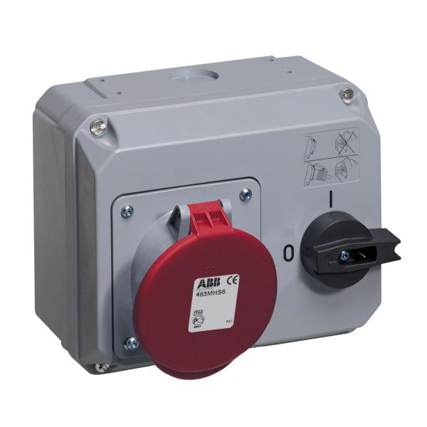 Stikkontakt ABB 2CMA167727R1000 IP44, 63 A, 400 V 4p+J