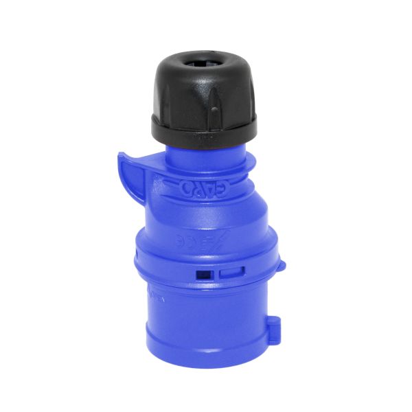 Støpsel Garo P 416-9 S IP44, 5-polet, 16 A Blå, 9 h