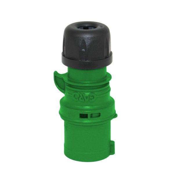 Støpsel Garo P 332-10 S IP44, 4-polet, 32 A Grønn, 10 h