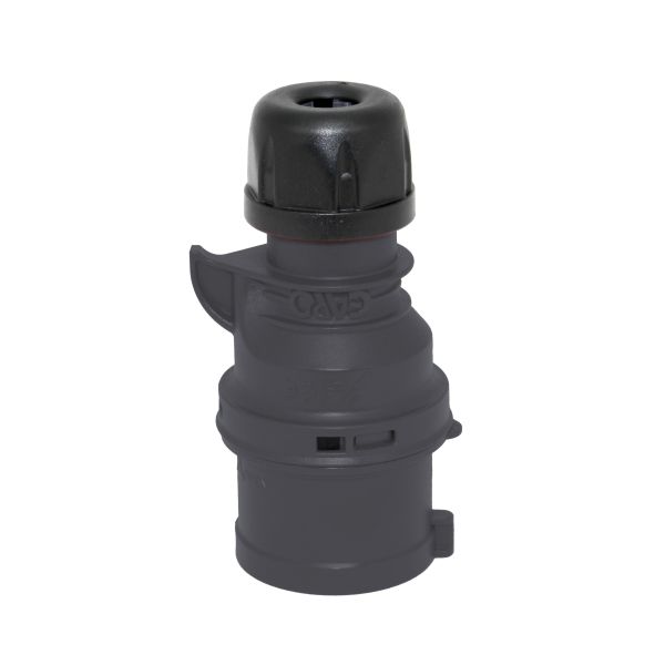 Støpsel Garo P 432-7 S IP44, 5-polet, 32 A Svart, 7 h