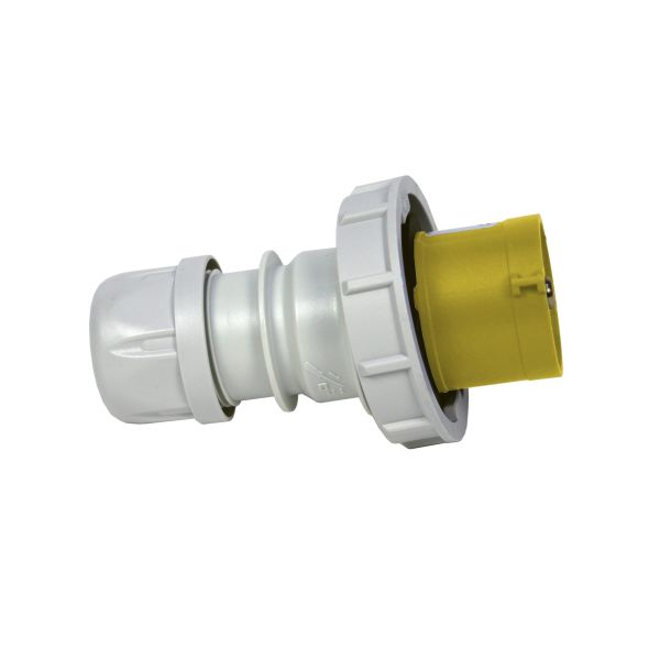 Pistotulppa Garo PV 216-4 S IP67, 3-napainen, 16A 110 V, keltainen, 4 h