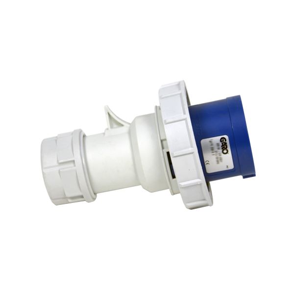 Stickpropp Garo PV 232-6 S IP67, 3-polig, 32A 230V, blå, 6 h