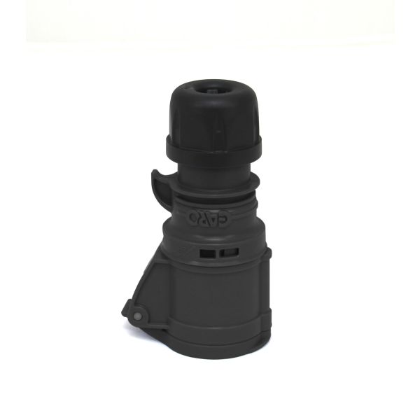 Jatkopistorasiat Garo S 316-5 S IP44, 4-napainen, 16A Musta, 5 h