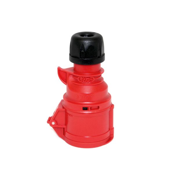 Skjøtekontakt Garo Basic IP44 5-polet 16 A 6 h, rød