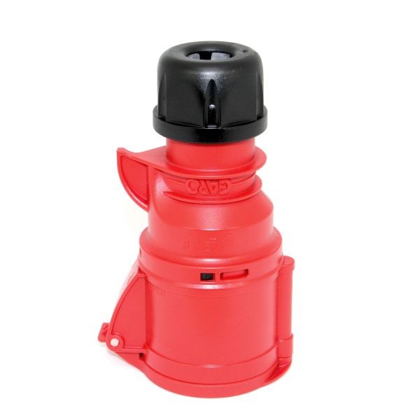 Skarvuttag Garo Basic IP44 5-polig 32A 6h, röd