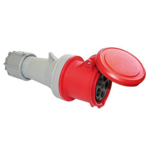 Skjøtekontakt Garo S 363-11 S IP44, 4-polet, 63 A Rød, 11 h