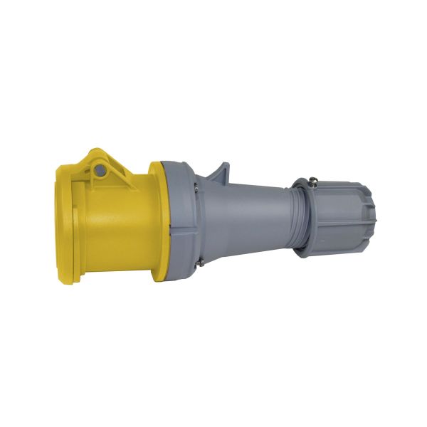 Skjøtekontakt Garo S 463-4 S IP44, 5-polet, 63 A Gul, 4 h