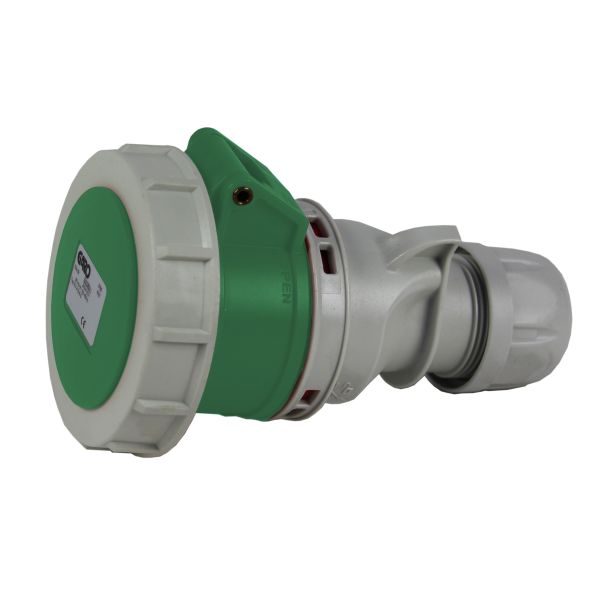 Jatkopistorasiat Garo SV 316-10 S IP67, 4-napainen, 16A 50-500 V, vihreä, 10 h