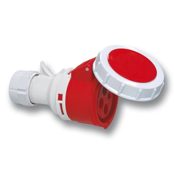 Jatkopistorasiat Garo SV 432-6 S IP67, 5-napainen, 32A 400 V, punainen, 6 h