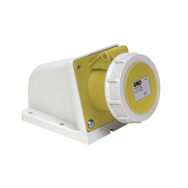 Stikkontakt Garo UIV 216-4 S + RU IP67, 3-polet, 16 A Gul, 4 h