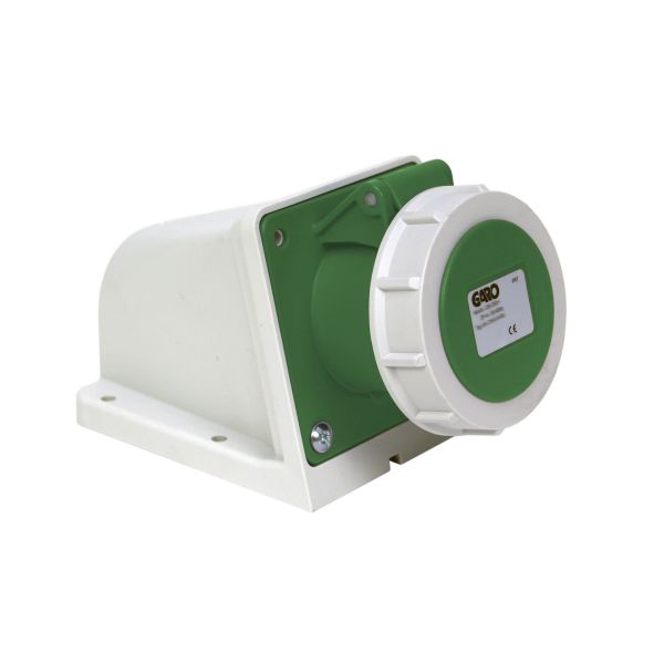 Stikkontakt Garo UIV 316-10 S + RU IP67, 4-polet, 16 A Grønn, 10 h