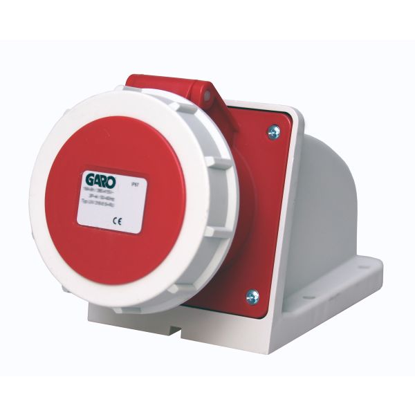Stikkontakt Garo UIV 332-11 S + RU IP67, 4-polet, 32 A Rød, 11 h