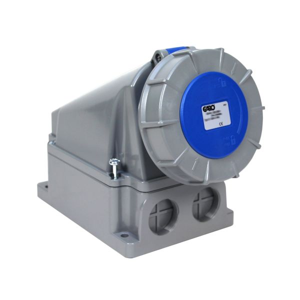 Stikkontakt Garo UIV 363-9 S + RU IP67, 4-polet, 63 A Blå, 9 h