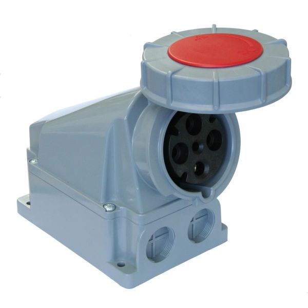 Stikkontakt Garo UIV 363-11 S + RU IP67, 4-polet, 63 A Rød, 11 h