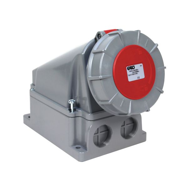 Stikkontakt Garo UIV 463-11 S + RU IP67, 5-polet, 63 A Rød, 11 h