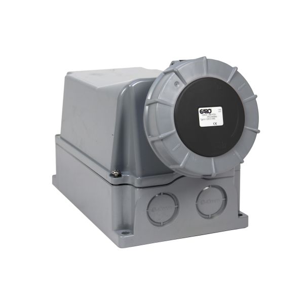 Stikkontakt Garo UIV 3125-7 S + RU IP67, 4-polet 125 A Svart, 7 h