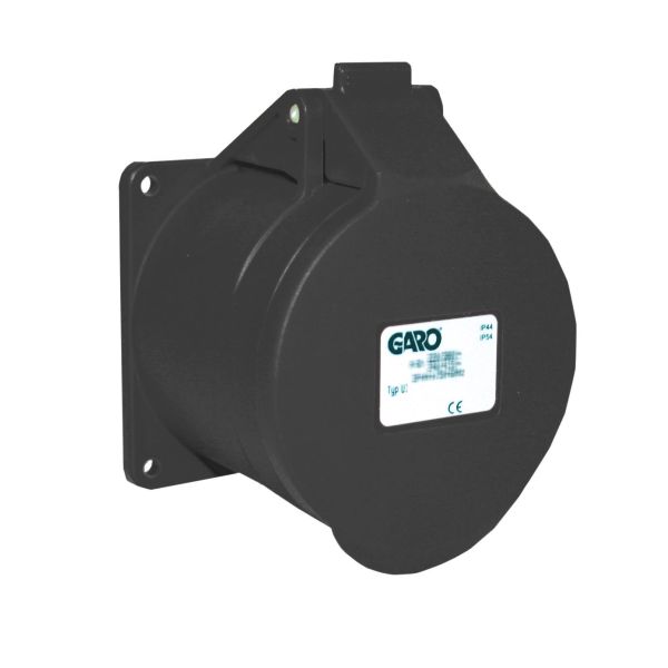Paneluttak Garo UI 316-7 S IP44, 4-polet, 16 A Svart, 7 h