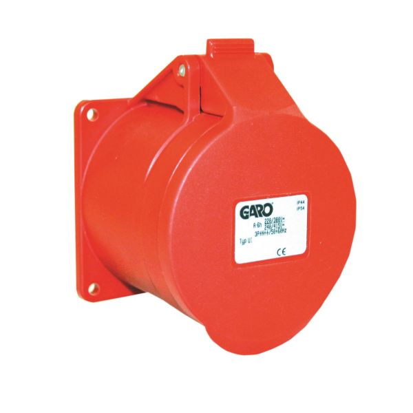 Paneluttak Garo UI 316-11 S IP44, 4-polet, 16 A Rød, 11 h