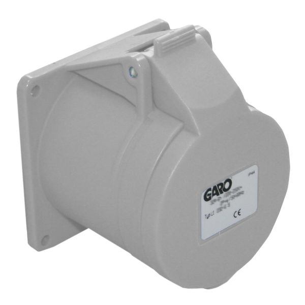 Paneelin ulostulo Garo UI 232-12 S IP44, 3-napainen, 32A Harmaa, 12 h