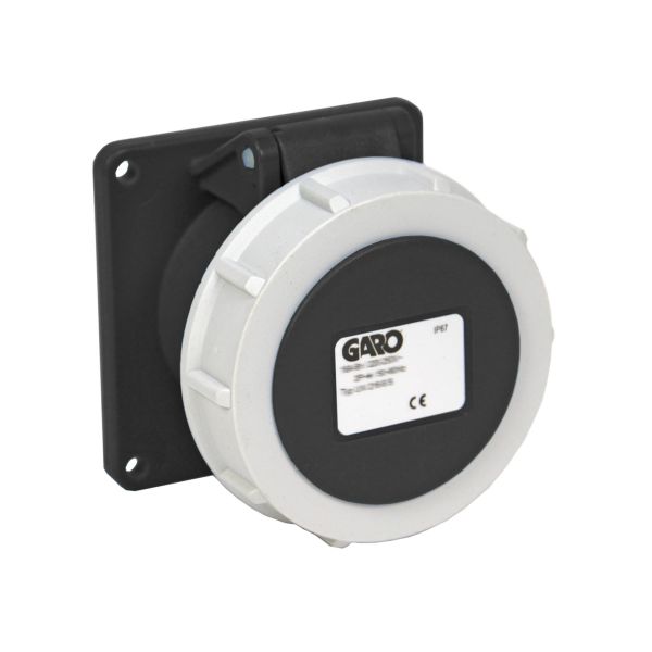 Paneluttak Garo UIV 316-7 S IP67, 4-polet, 16 A Svart, 7 h