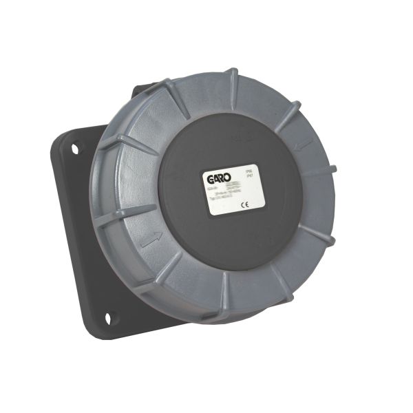 Paneelin ulostulo Garo UIV 3125-7 S IP67, 4-napainen, 125A Musta, 7 h