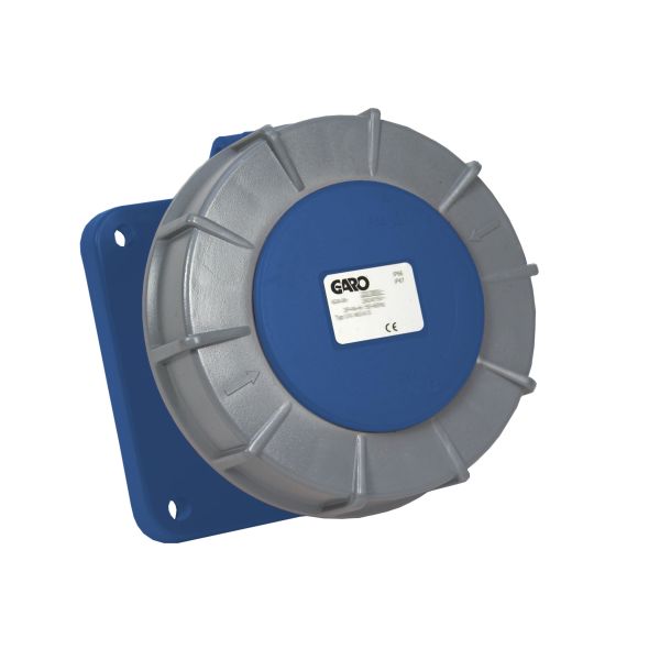 Paneluttag Garo UIV 3125-9 S IP67, 4-polig, 125A Blå, 9 h