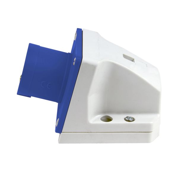 Vegginntak Garo II 316-9 S + RI IP44, 4-polet, 16 A, rett Blå, 9 h