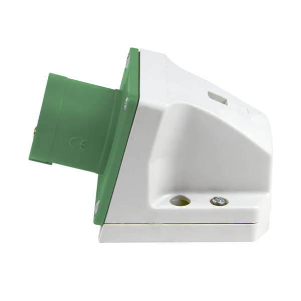 Vegginntak Garo II 232-2 S + RI IP44, 3-polet, 32 A Grønn, 2 h