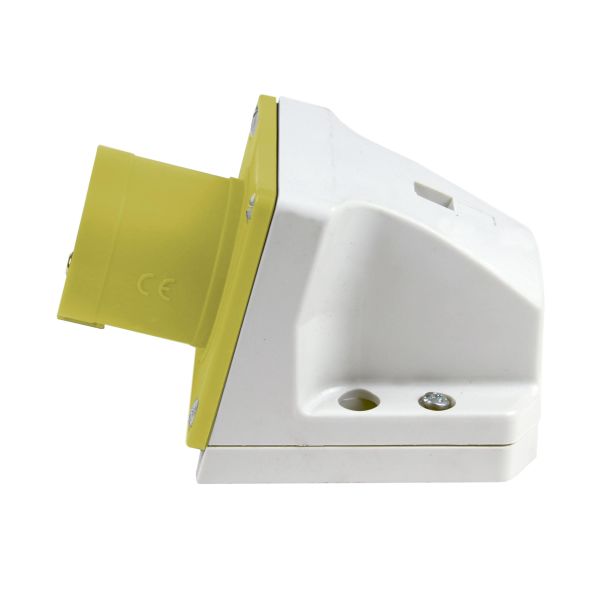 Vegginntak Garo II 332-4 S + RI IP44, 4-polet, 32 A Gul, 4 h