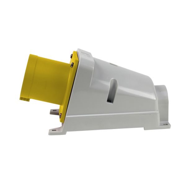 Vegginntak Garo II 263-4 S + RI IP44, 3-polet, 63 A Gul, 4 h