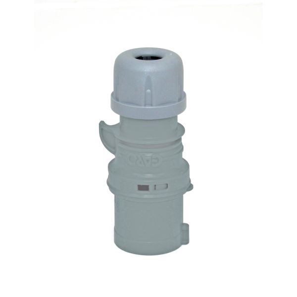 Støpsel Garo P 216-12 Q IP44, 3-polet, 16 A, Quick Grå, 12 h