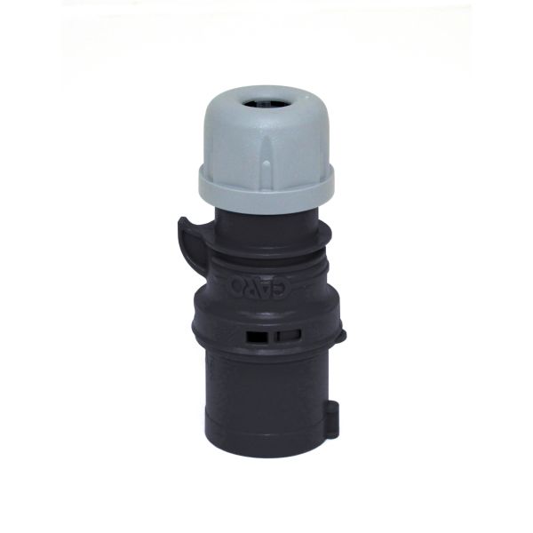 Støpsel Garo P 316-7 Q IP44, 4-polet 16 A, Quick Svart, 7 h