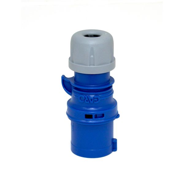 Støpsel Garo P 316-9 Q IP44, 4-polet 16 A, Quick Blå, 9 h
