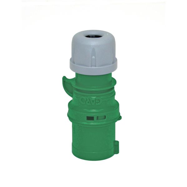 Støpsel Garo P 316-10 Q IP44, 4-polet 16 A, Quick Grønn, 10 h