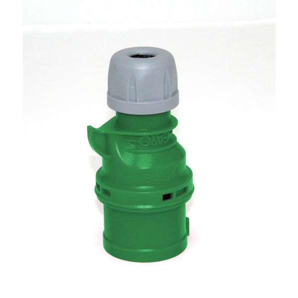Støpsel Garo P 432-2 Q IP44, 5-polet 32 A, Quick Grønn, 2 h