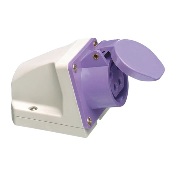 Vägguttag Garo UIBK 332 S 3-polig, 32A, för klenspänning Lila