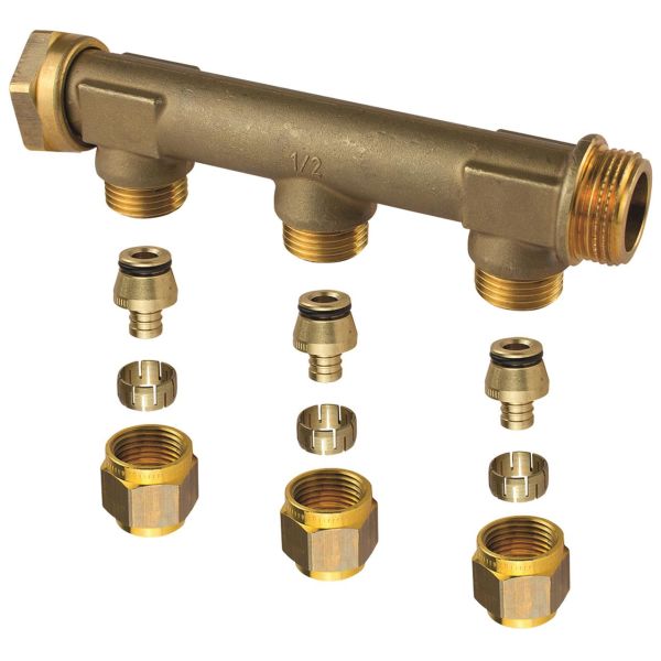 Fordelerrør Uponor Aqua PLUS 15 x 2,5 mm, G20 3-stick