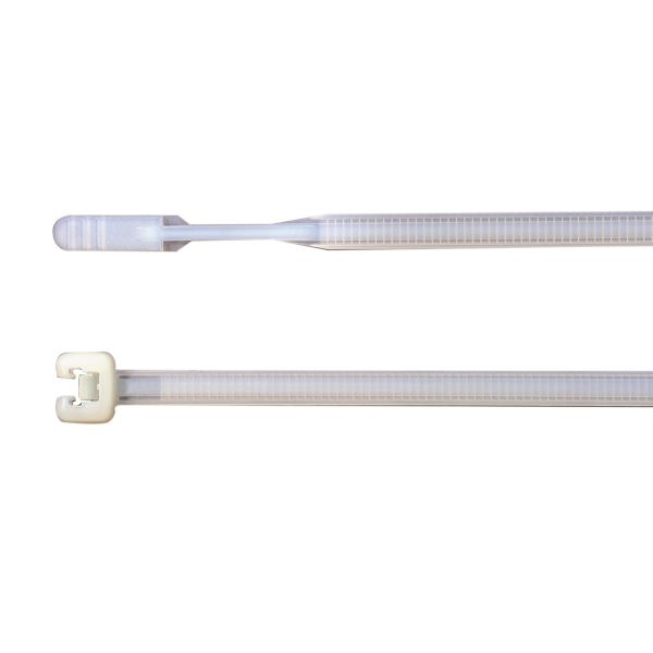 Kabelbindere Hellermann Tyton 109-00001 Natur, 2,6 mm, pakke 100 105 x 2,6 mm