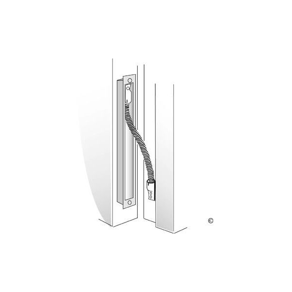 Ylivientisuoja ASSA Abloy EA281 512 mm, kiiltokromi 