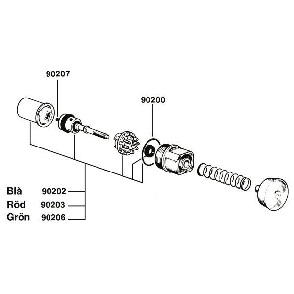 Reservedelssæt PRESTO WS 90203  